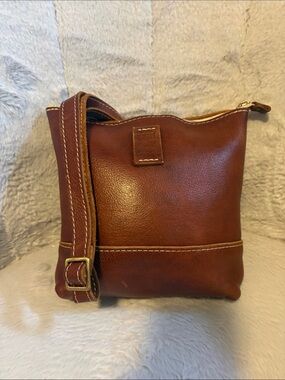 Portland Leather Brown Crossbody with Adjustable Strap